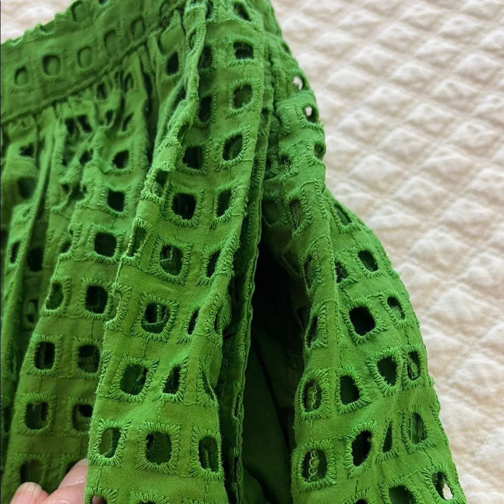 Kate Spade Green Eyelet Women's Skirt for Target - Picture 5 of 8